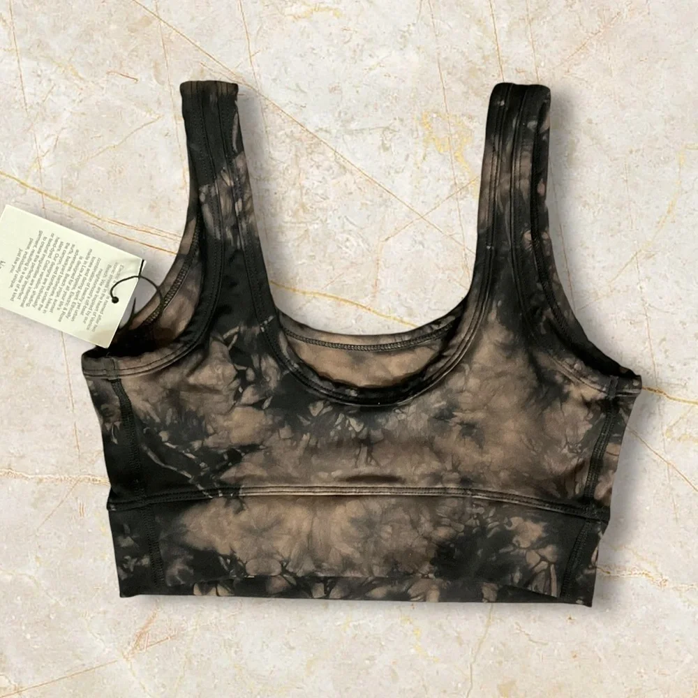 NWT Electric & Rose Acid Wash Sports Bra